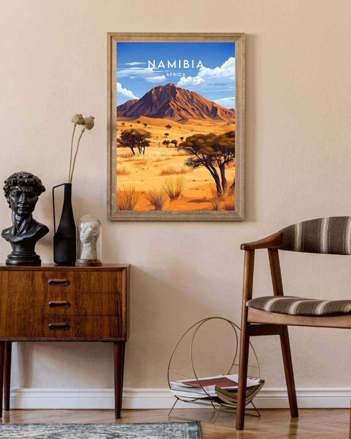 Namibia Travel Poster, Africa Wall Art Print - Image 2