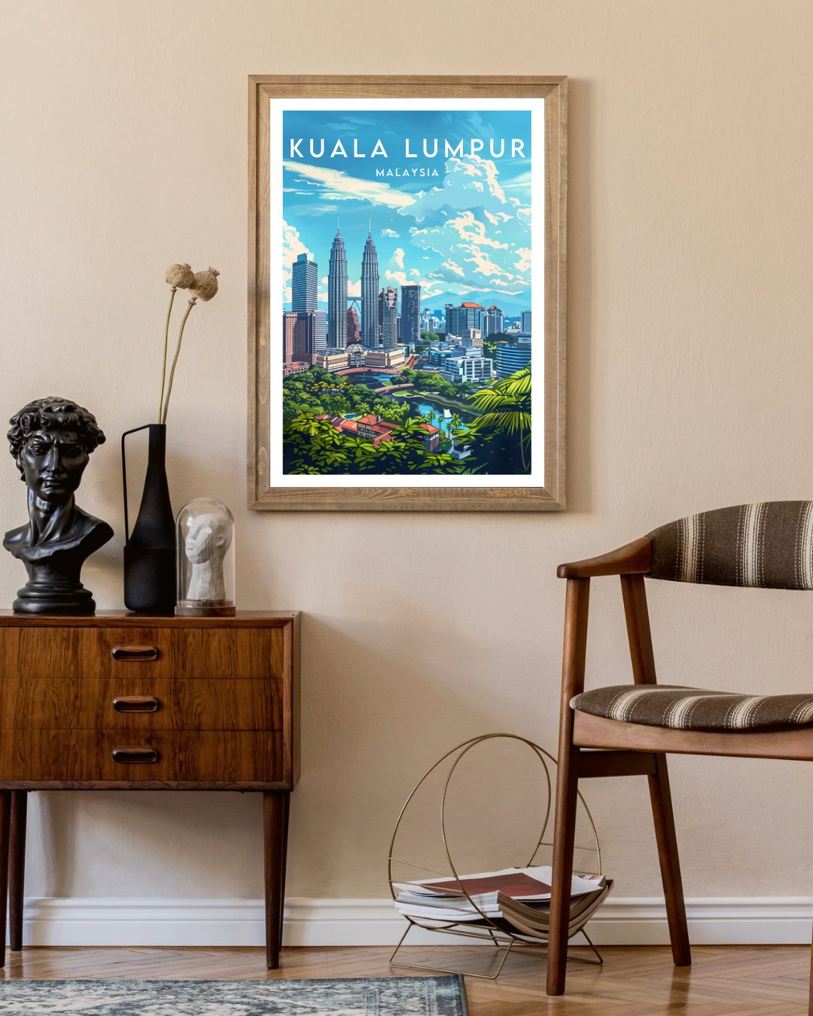 Kuala Lumpur Travel Print Malaysia Kuala Lumpur Poster Malaysia Poster Travel Wall Art Malaysia Print Poster Malaysia Asia Kl - Image 2