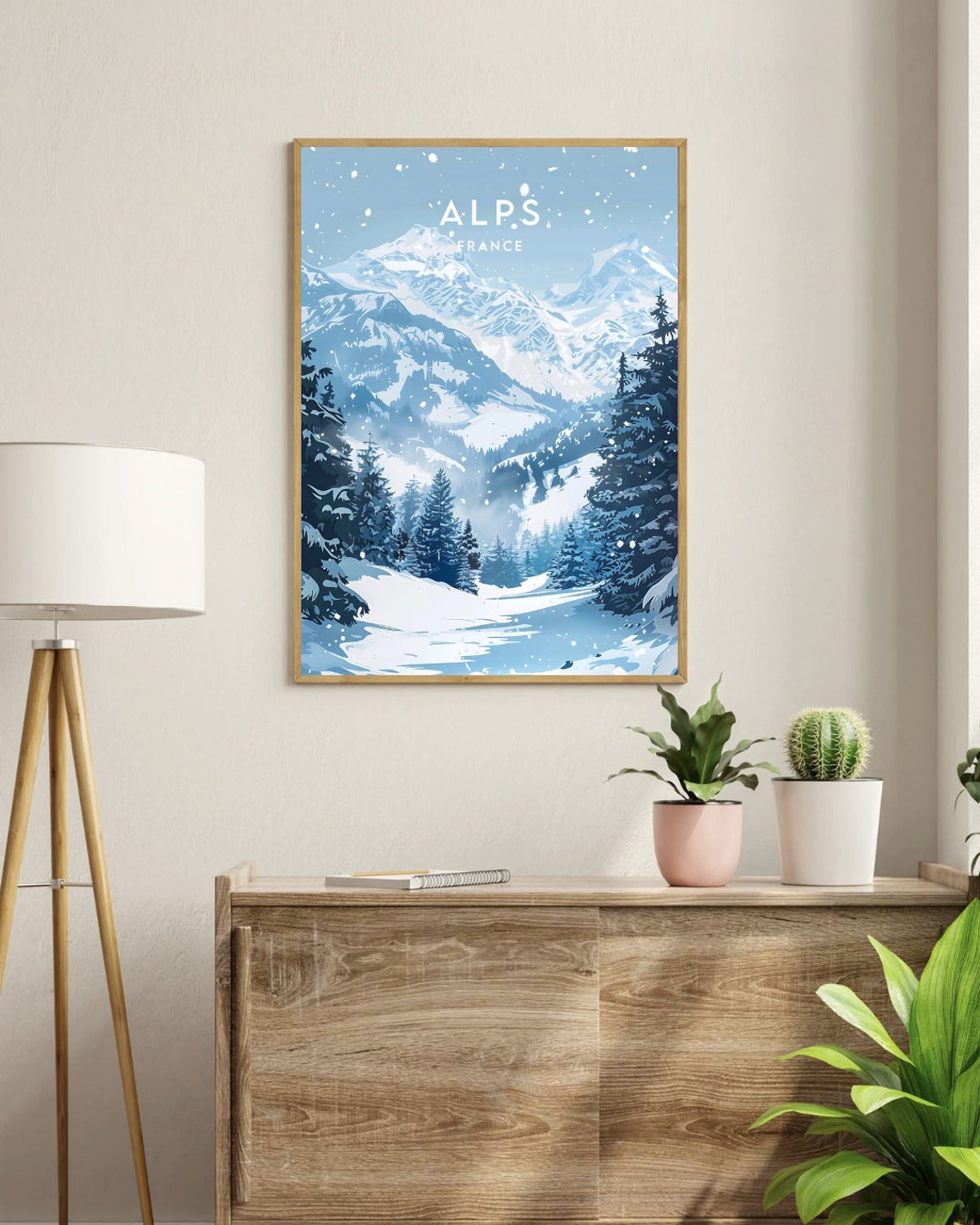 French Alps Travel Print France French Alps Poster France Poster Travel Wall Art France Print Poster France Europe Alps Wall Art - Image 3