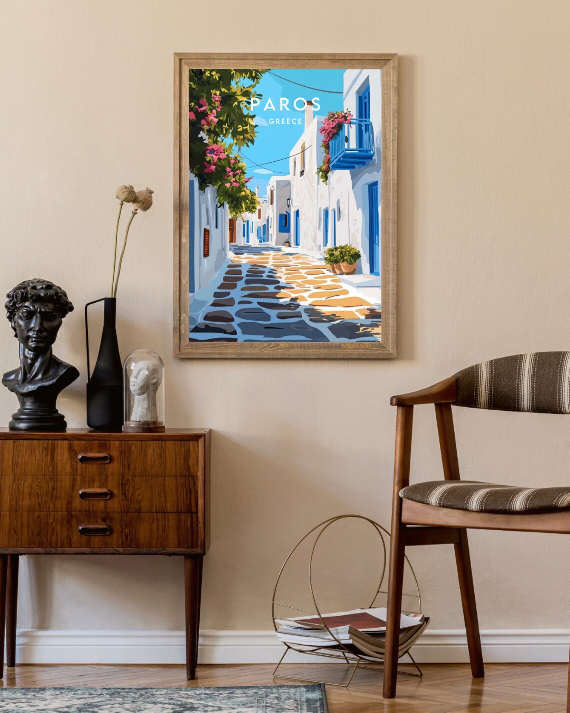 Paros Travel Poster, Greece Island Wall Art - Image 2
