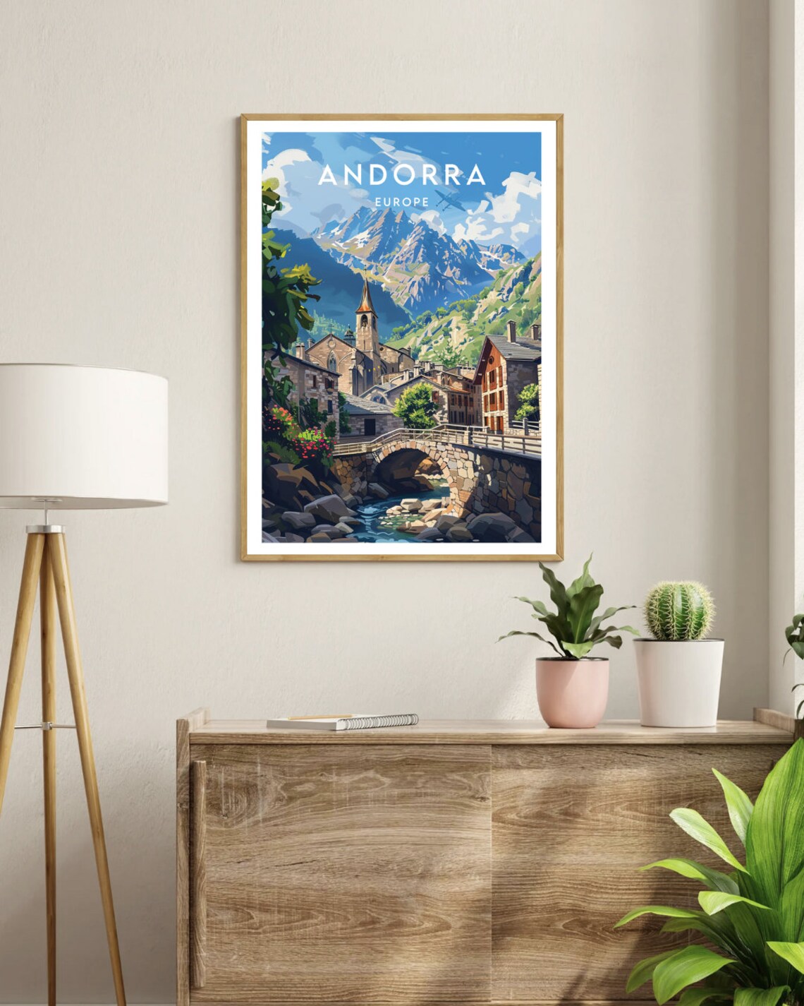 Andorra Travel Poster, Europe Travel Wall Art - Image 3