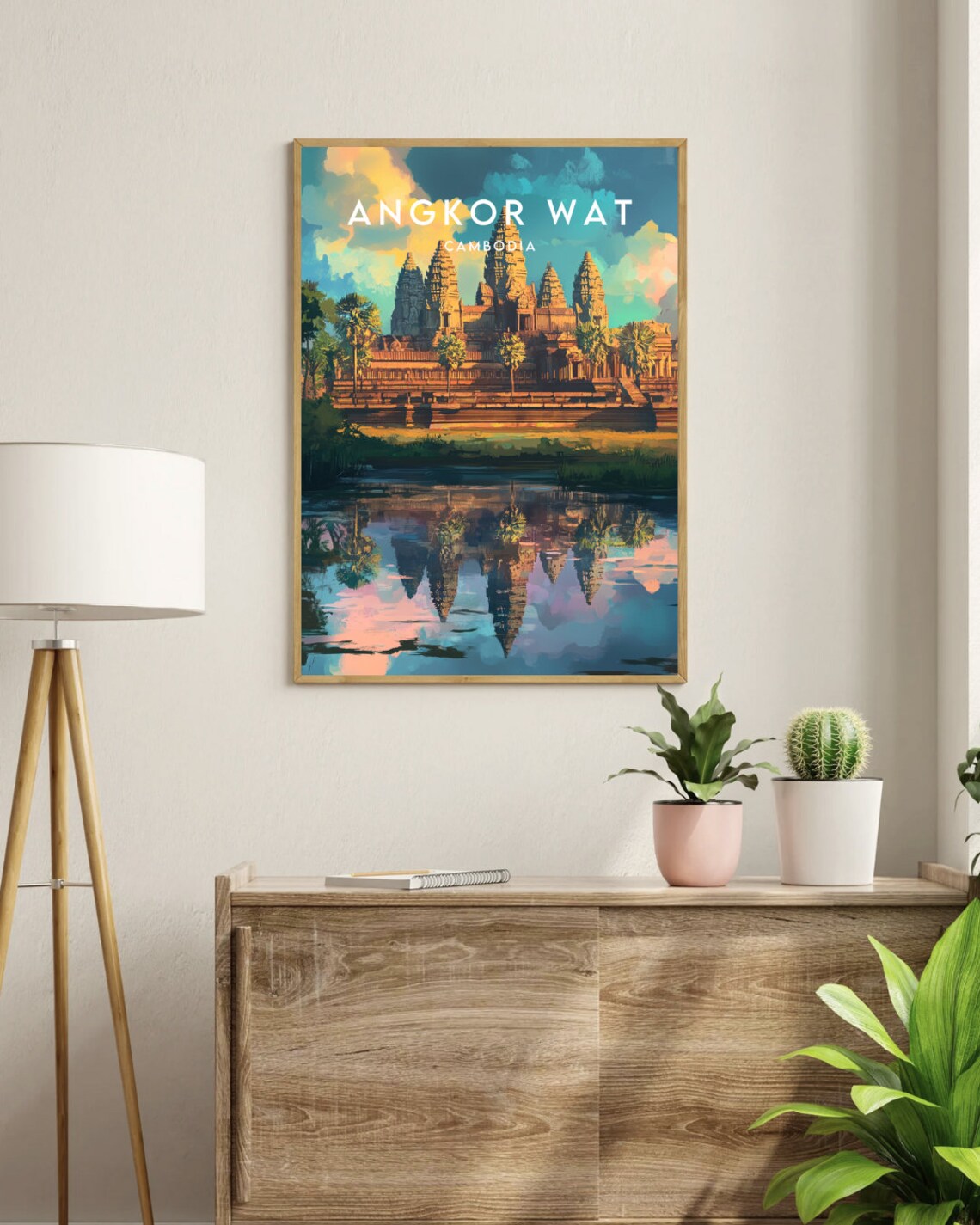Angkor Wat Se Asia Travel Wall Art Print - Image 3