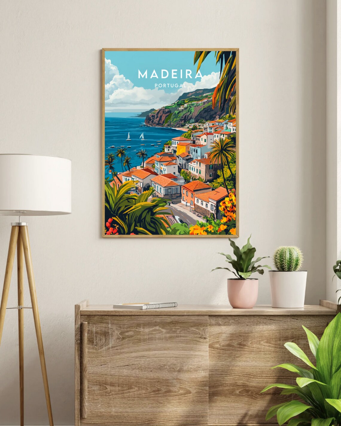 Madeira Travel Poster, Portugal Europe Wall Art - Image 3