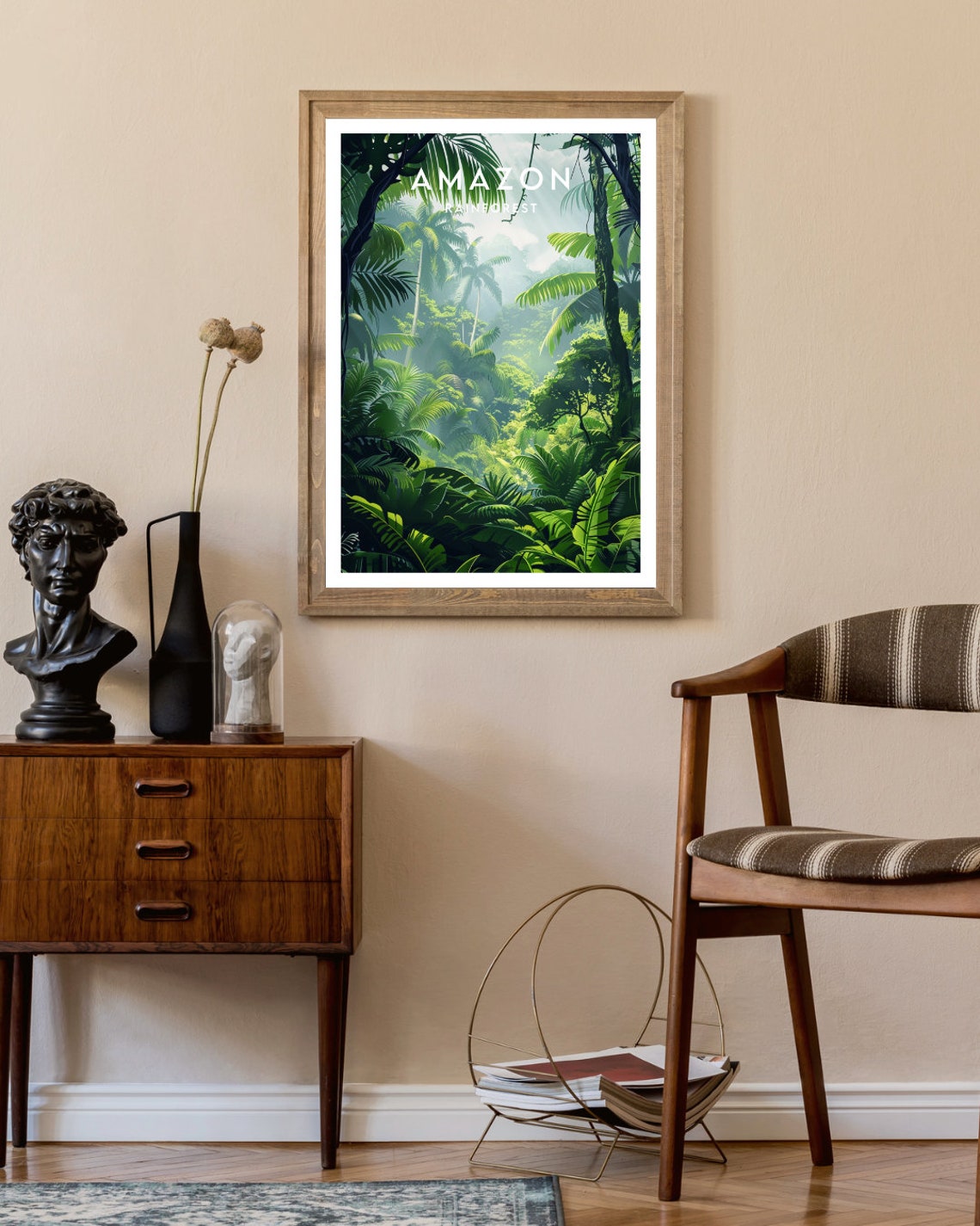 Amazon Rainforest Lush Jungle Nature Travel Art South America Poster - Image 2
