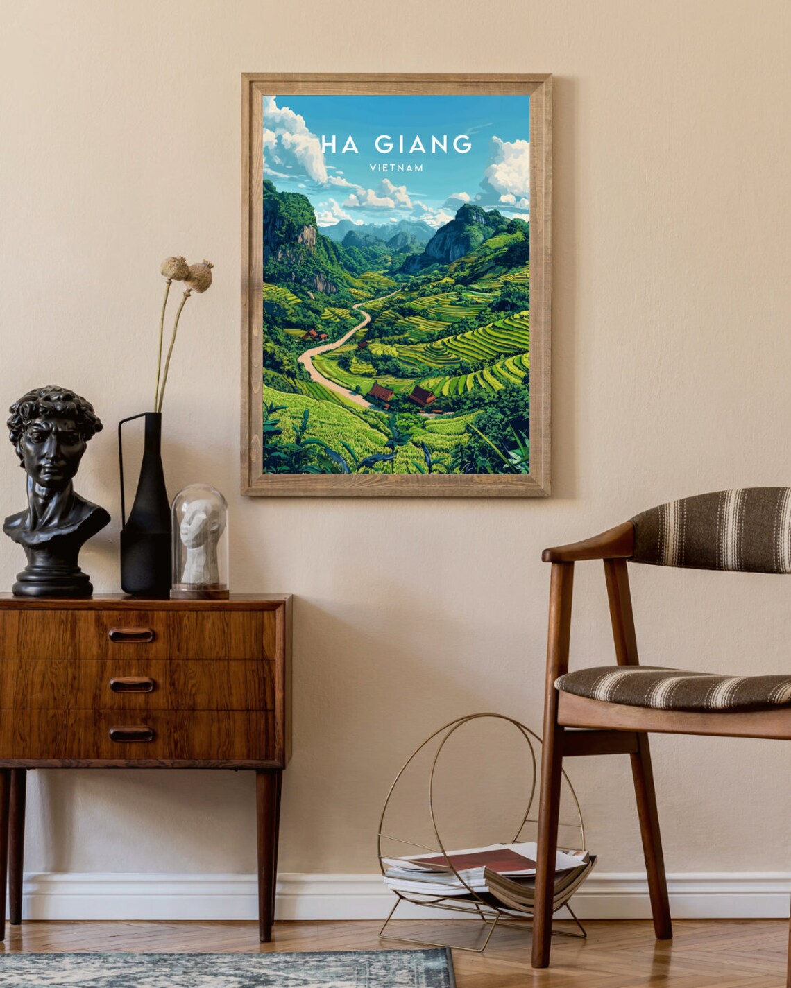 Ha Giang Travel Wall Art Print Vietnam Poster - Image 2