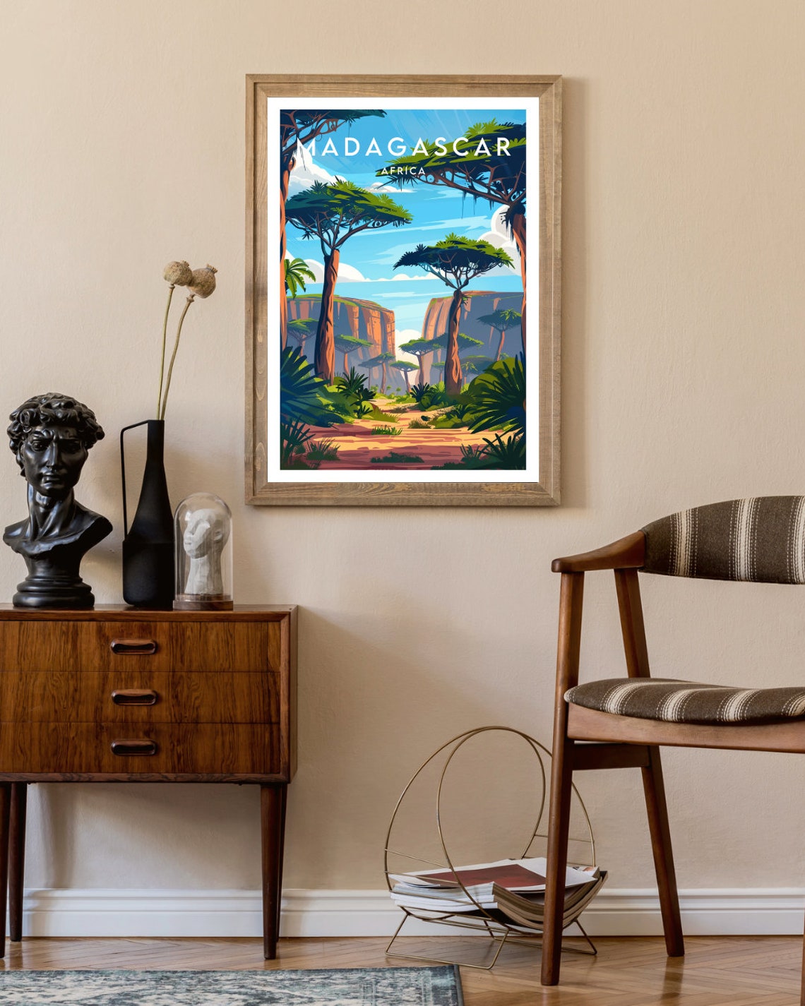 Madagascar Travel Print Africa Madagascar Poster Africa Poster Travel Wall Art Africa Print Madagascar Wall Art Madagascar Africa - Image 2