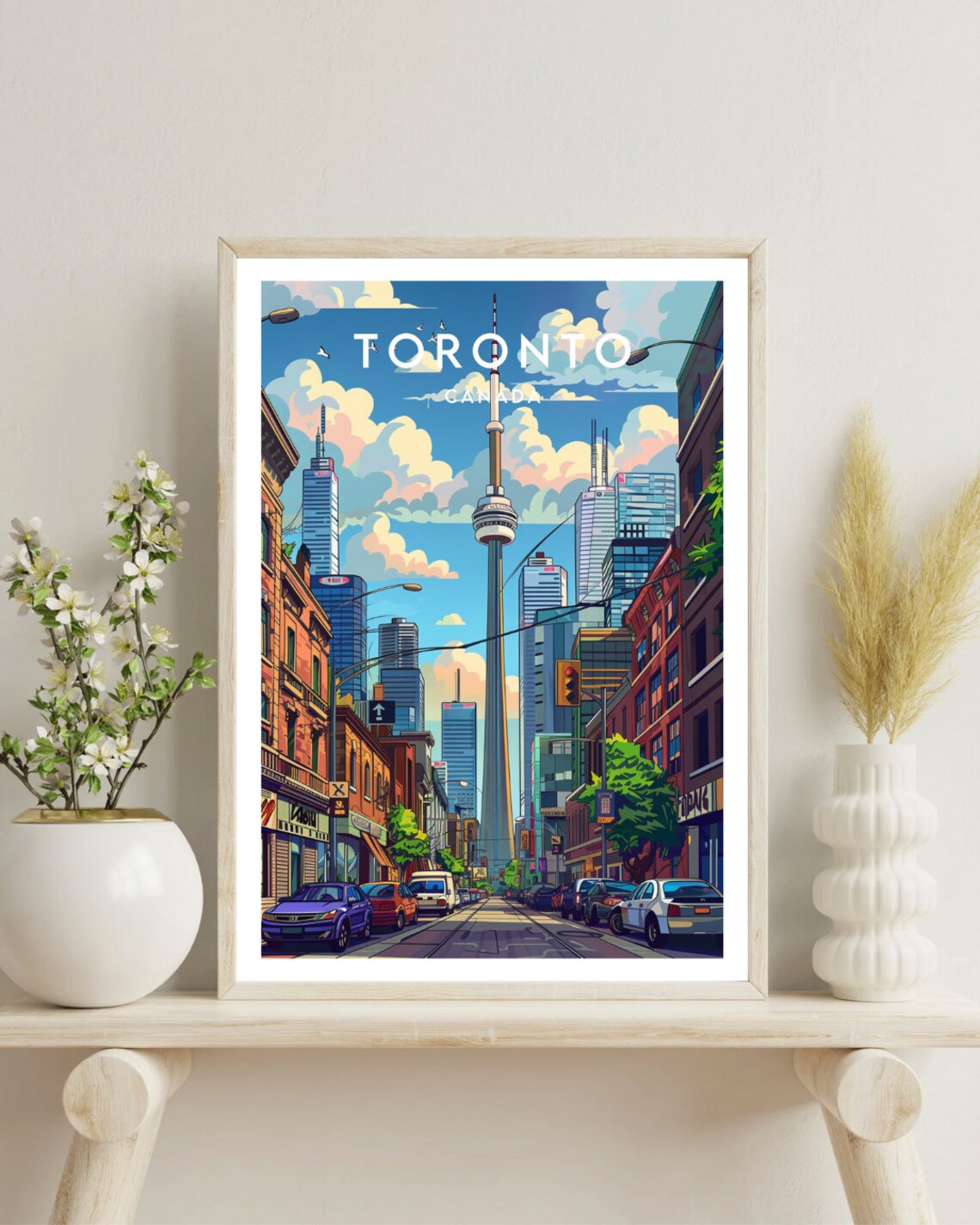 Toronto Travel Poster, Canada Place Wall Art Print - Image 4
