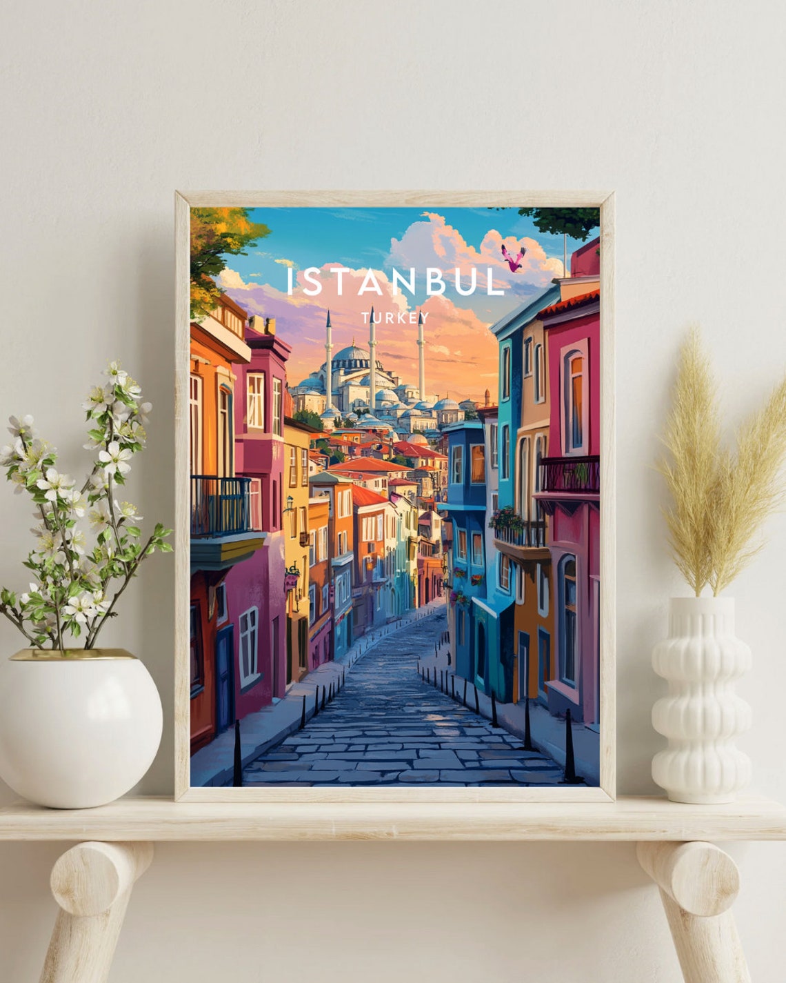 Istanbul Travel Print Turkey Istanbul Poster Turkey Poster Travel Wall Art Turkey Print Poster Turkey Europe Istanbul Wall Art - Image 4