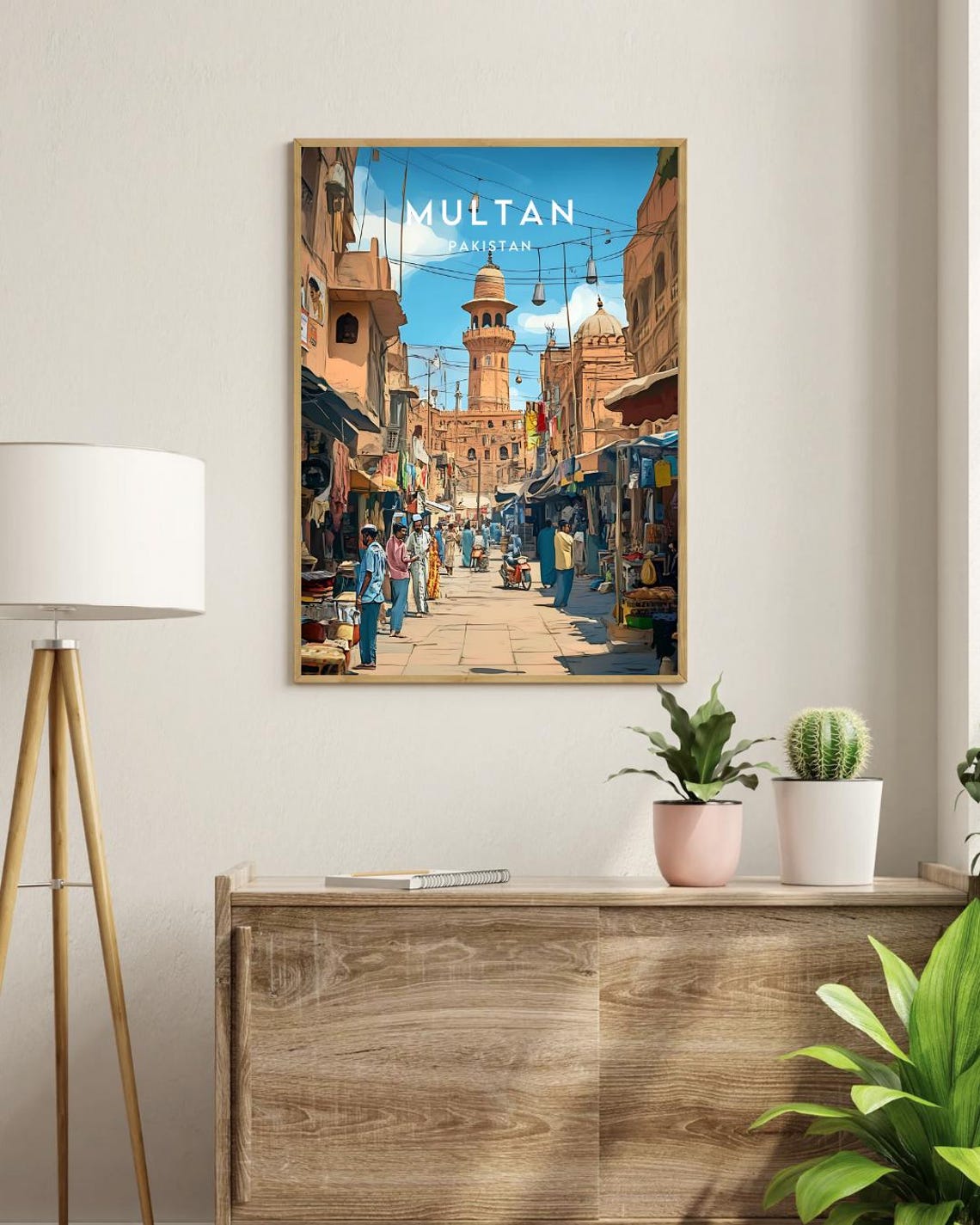 Multan Travel Print Pakistan Multan Poster Pakistan Poster Travel Wall Art Pakistan Print Multan Travel Poster Pakistan Wall Art - Image 3