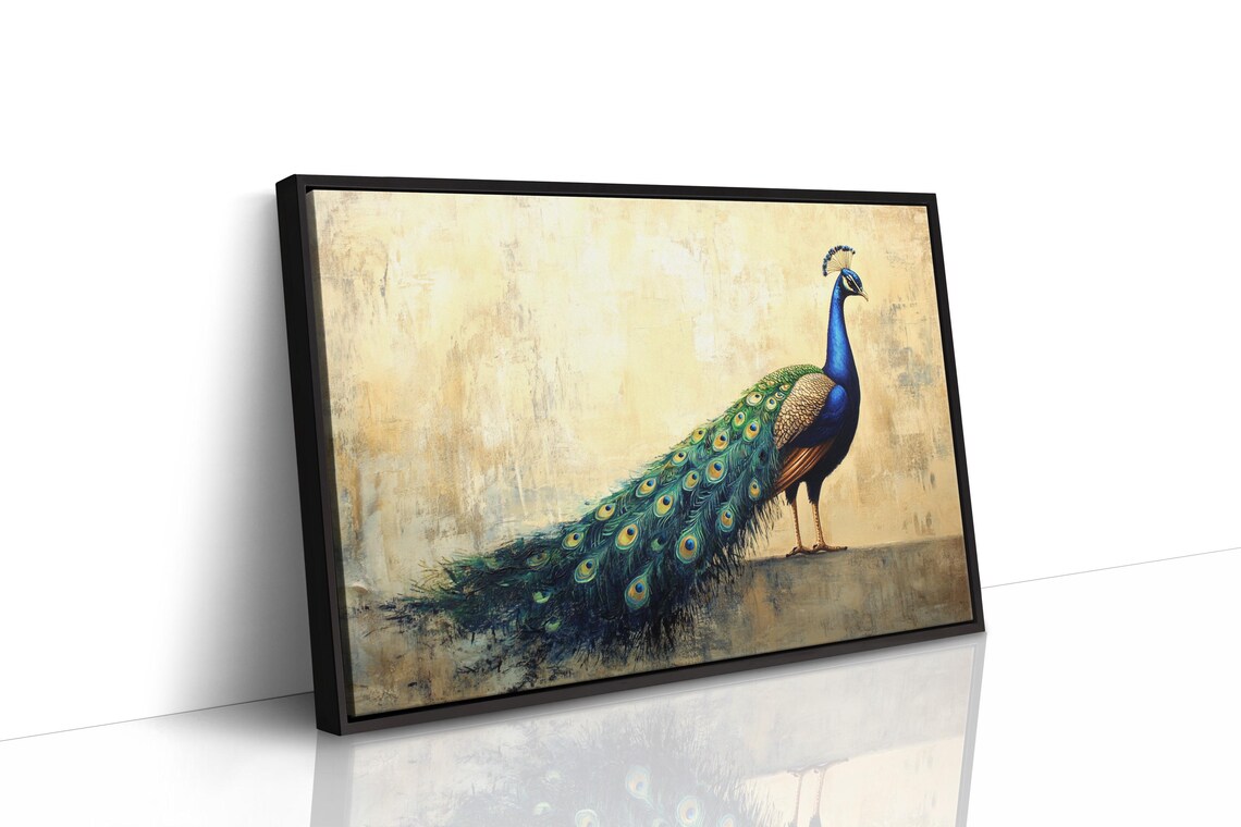 Elegant Peacock Art Print, Luxurious Bird Decor - Image 4