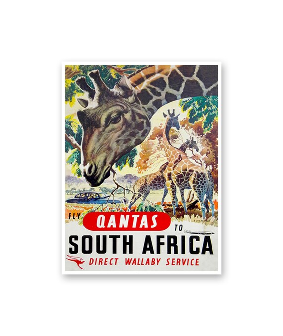 Africa Art Vintage Travel Poster Print Home African Wall Decor Xr281