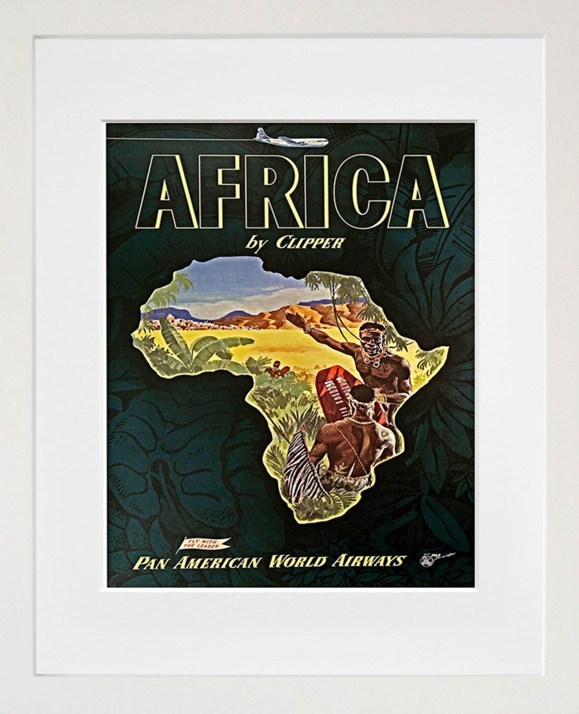 Travel Poster Africa Art Print Zt5 - Image 2