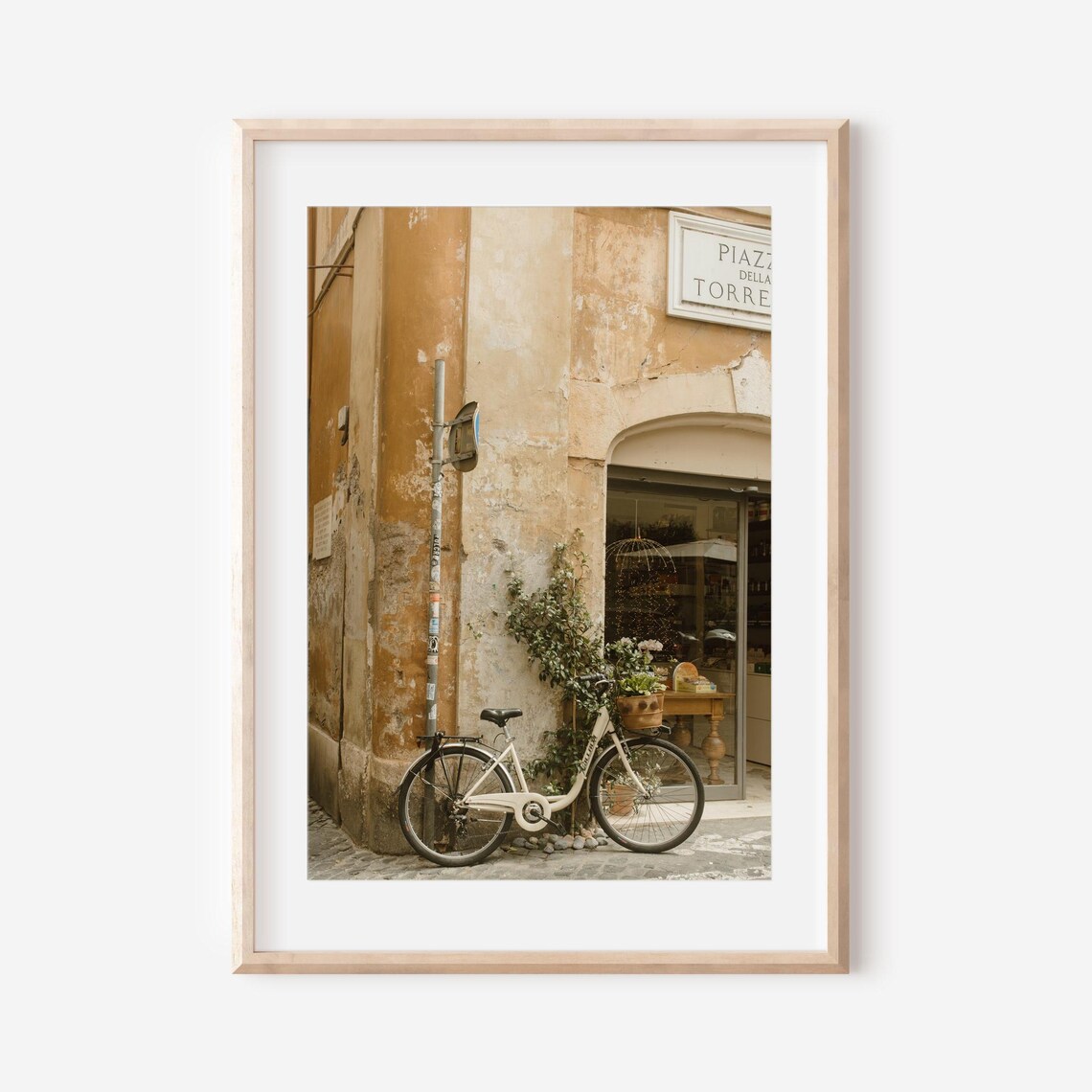 Rome, Italy Travel Poster, Historic Architecture
