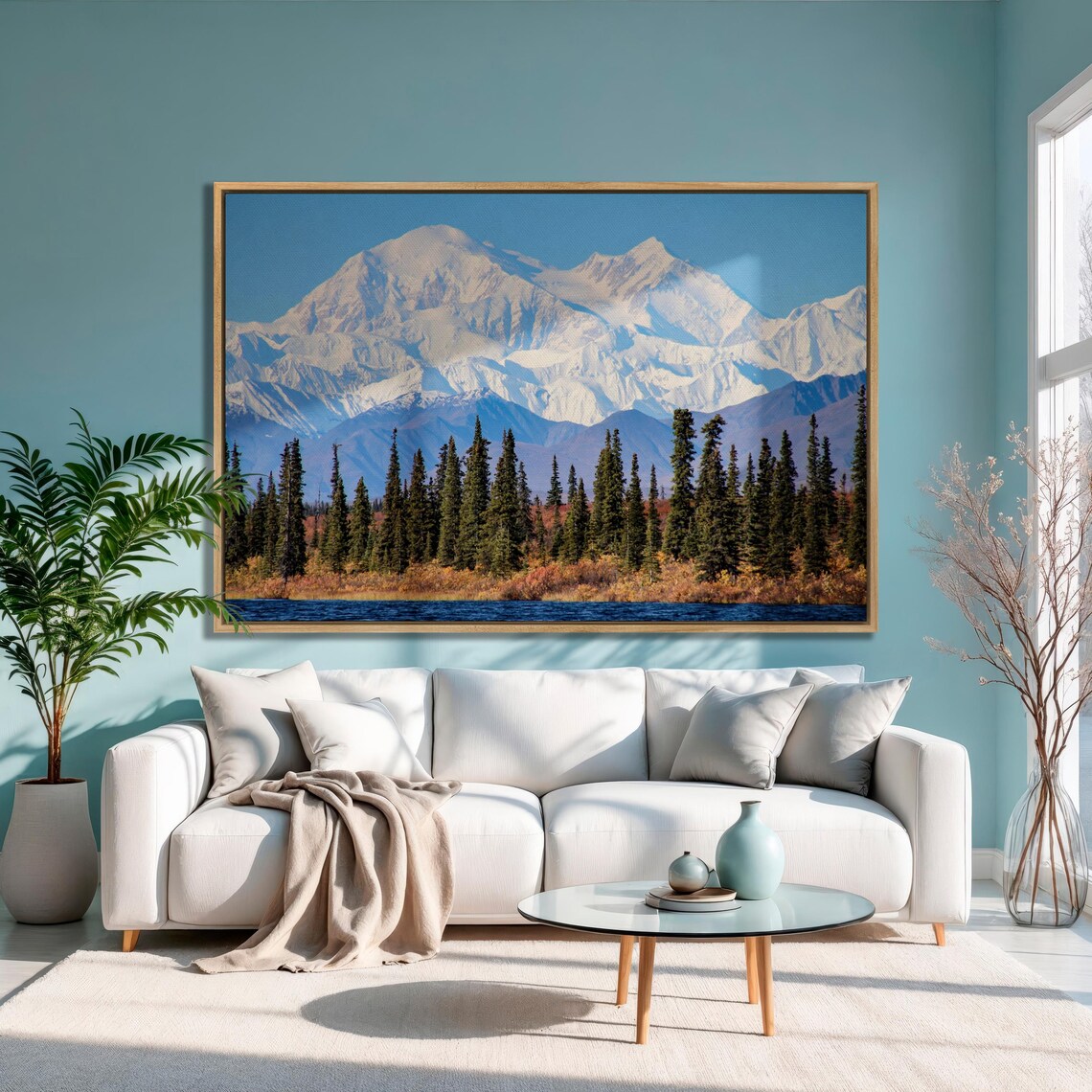 Denali Panoramic Nature Art Print, Alaska Landscape - Image 4