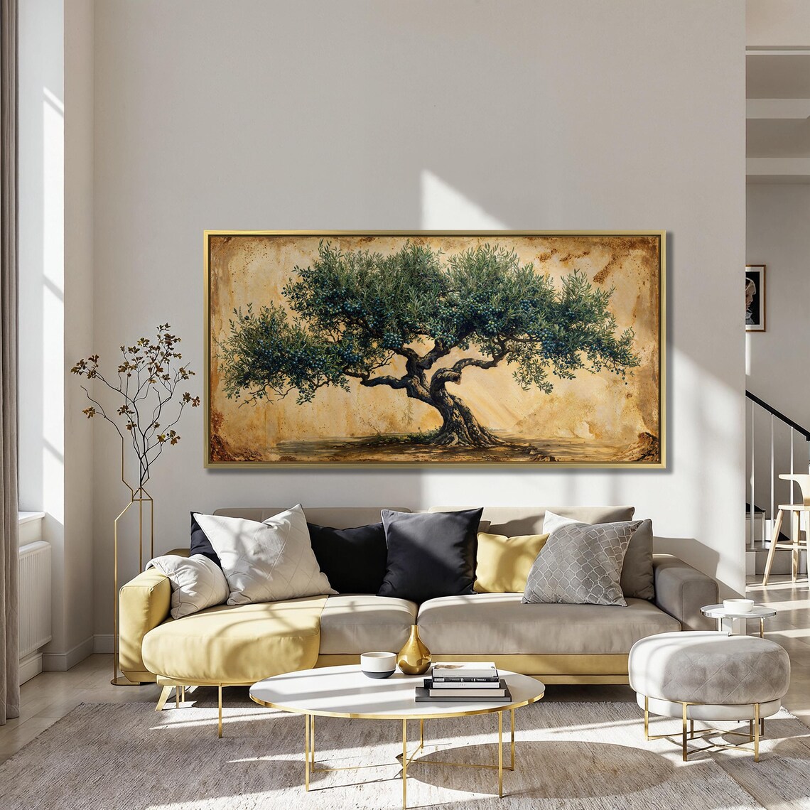 Ancient Olive Tree Art Print, Mediterranean Botany - Image 2