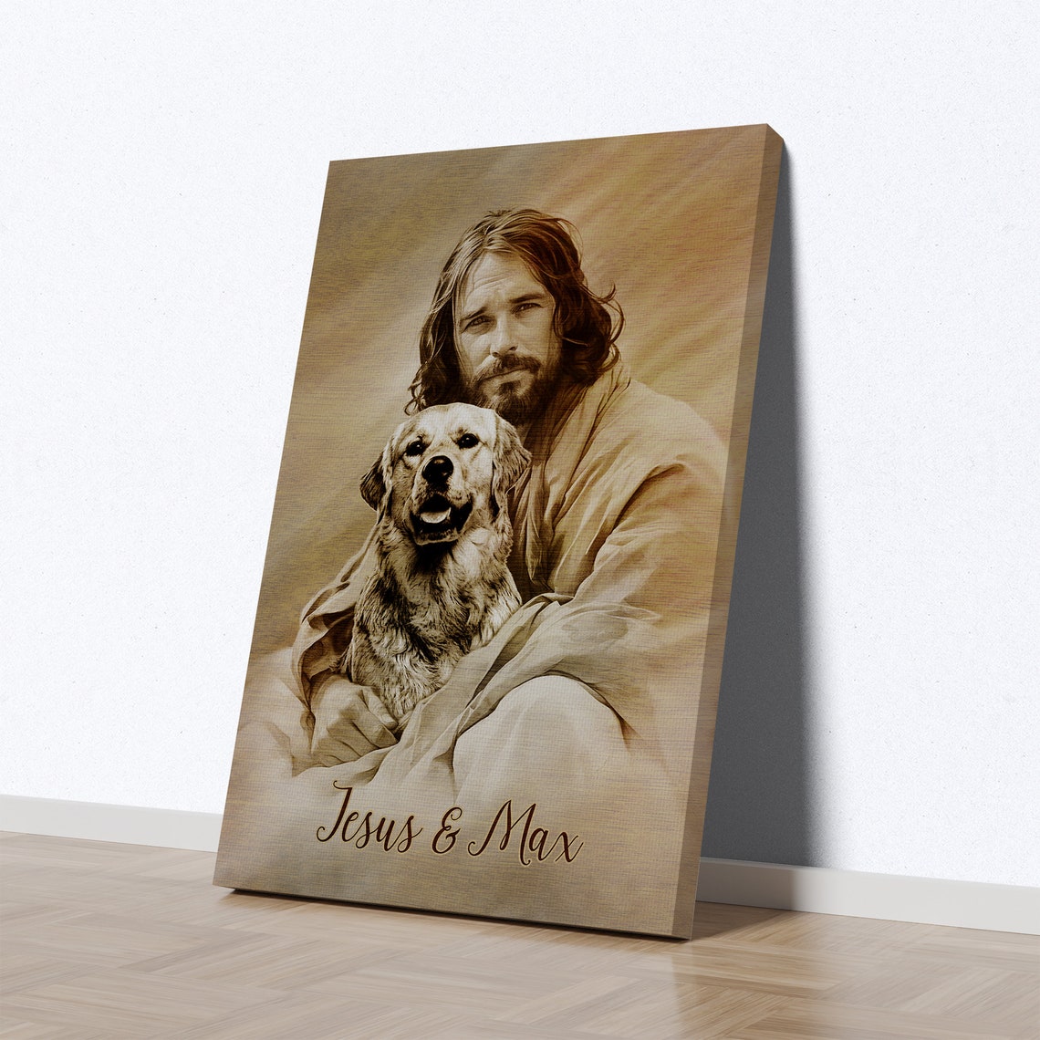Files Personalized Art Your Dog Safe In The Arms Of God Jesus Holding Dog Pencil Sketch God And Dog Christian And Dog - Image 2