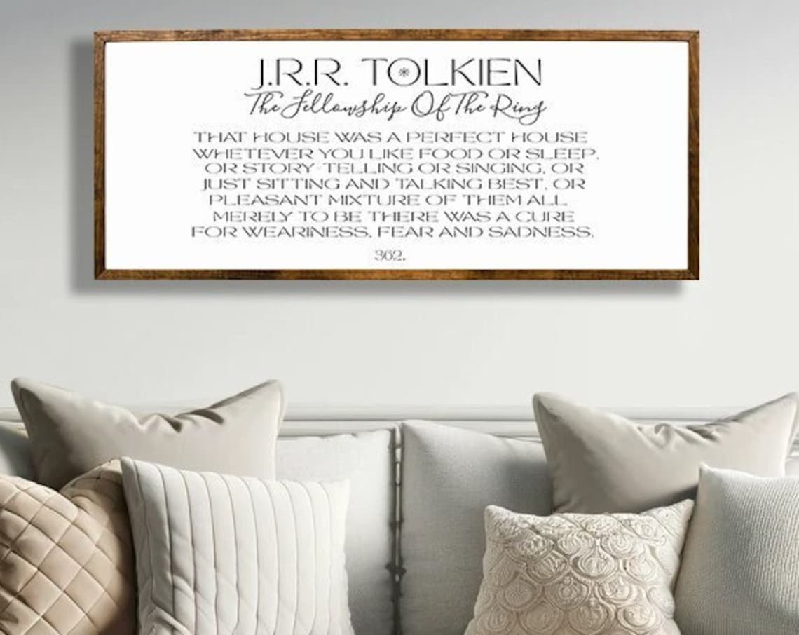 Lord of the Rings Quote, Tolkien Office Art Print