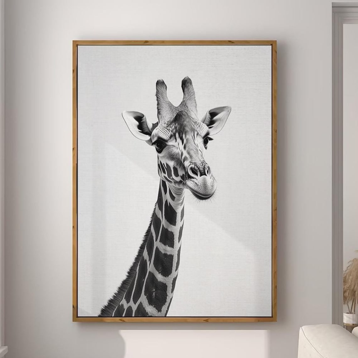 Giraffe Fashion Magazine Inspired Poster Print