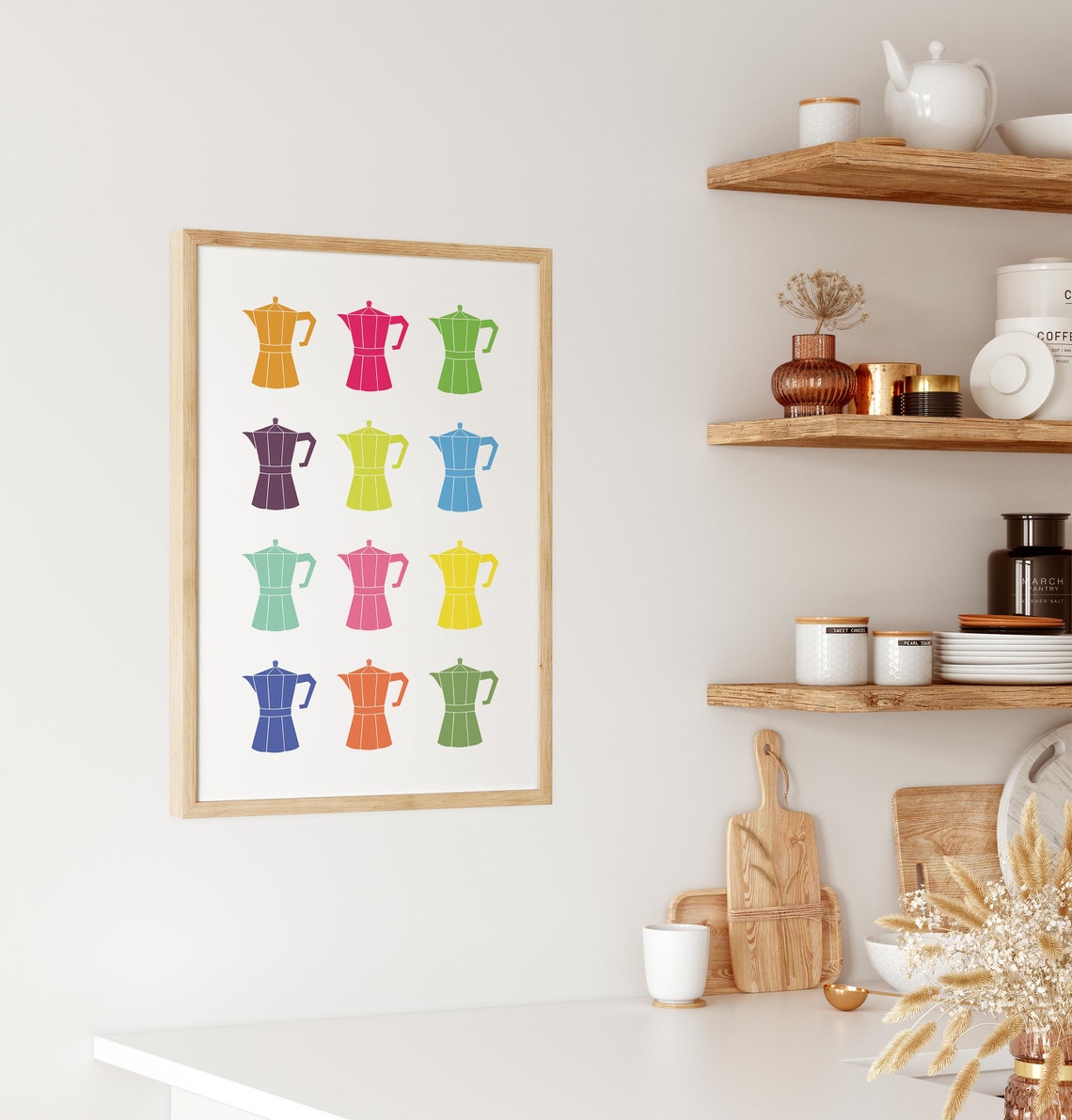 Coffee Art Print, Kitchen Wall Art - Image 3