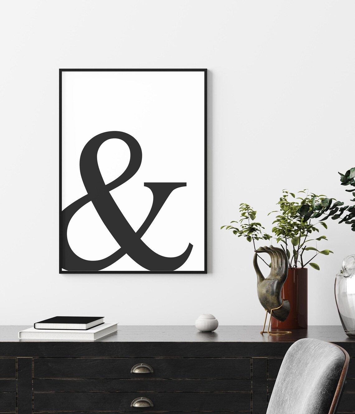 Minimalist Scandi Abstract Modern Wall Art Print - Image 2