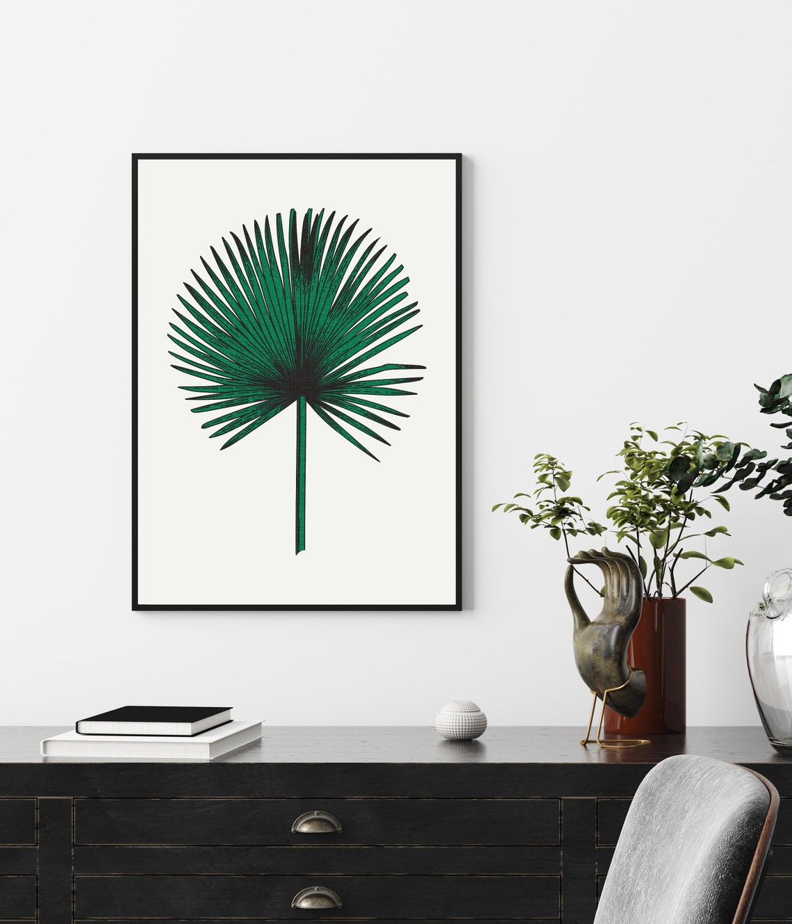 Botanical Print Green Wall Art Print - Image 3
