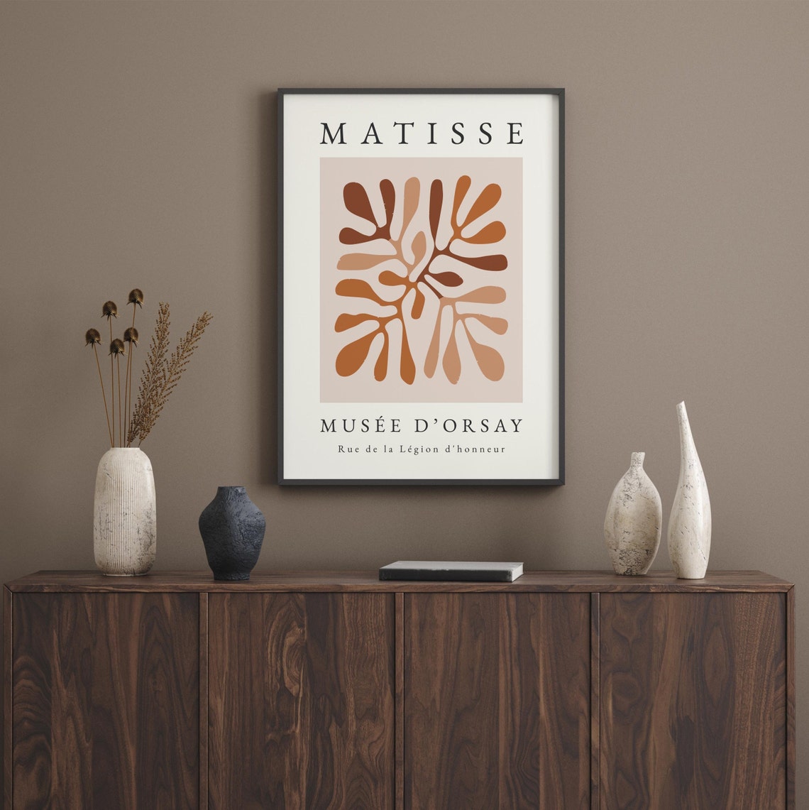 Matisse Print Boho Wall Art Henri Matisse Neutral Prints Boho Print Wall Art Print Instant Matisse Neutral Boho - Image 3