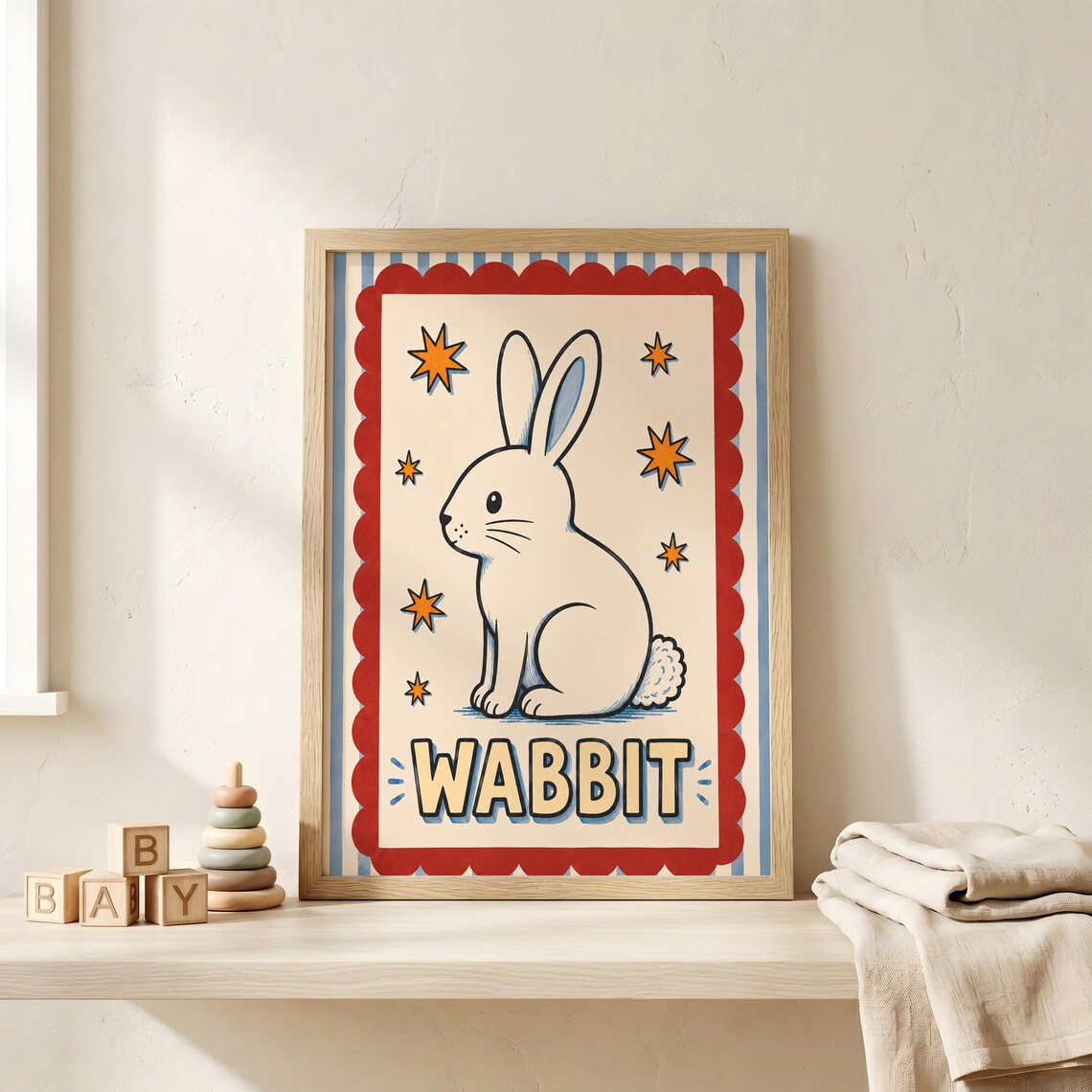 Toddler Boy Nursery Wall Art Print, First Word Keepsake