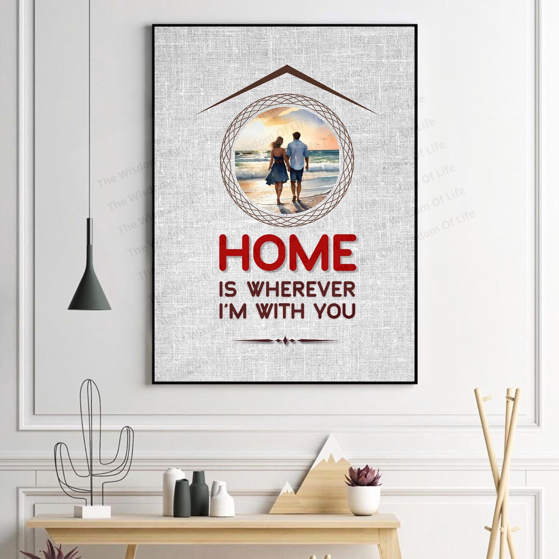15 Home Is Wherever Im With You Family Sign Housewarming Gift Sign Of Love Family Life Home Decor Prints Home Gift Wedding Gift Idea - Image 6