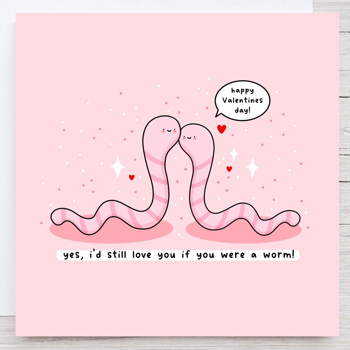 Worm Couple Id Still Love You If You Were A Worm Pun Wall Art