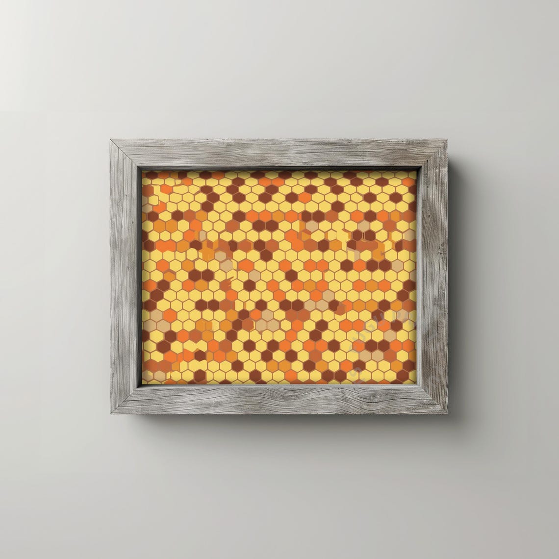 Honeycomb Print, Geometric Wall Art - Image 2