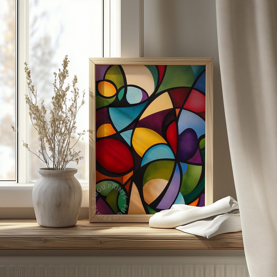 Geometric Abstract Modern Art - Image 4