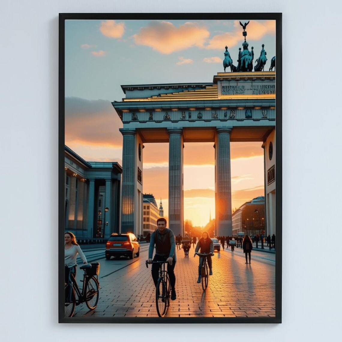Berlin Germany Wall Art Realism Cityscape Poster Print