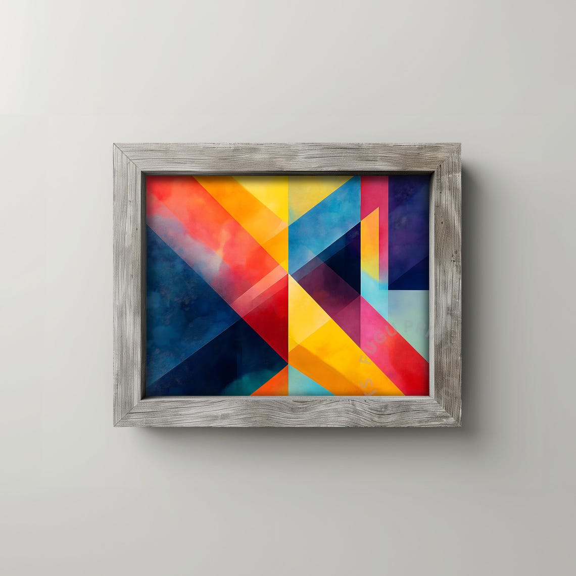 Geometric Art Print Colorful Abstract Wall Art Modern Home Decor 135 - Image 2