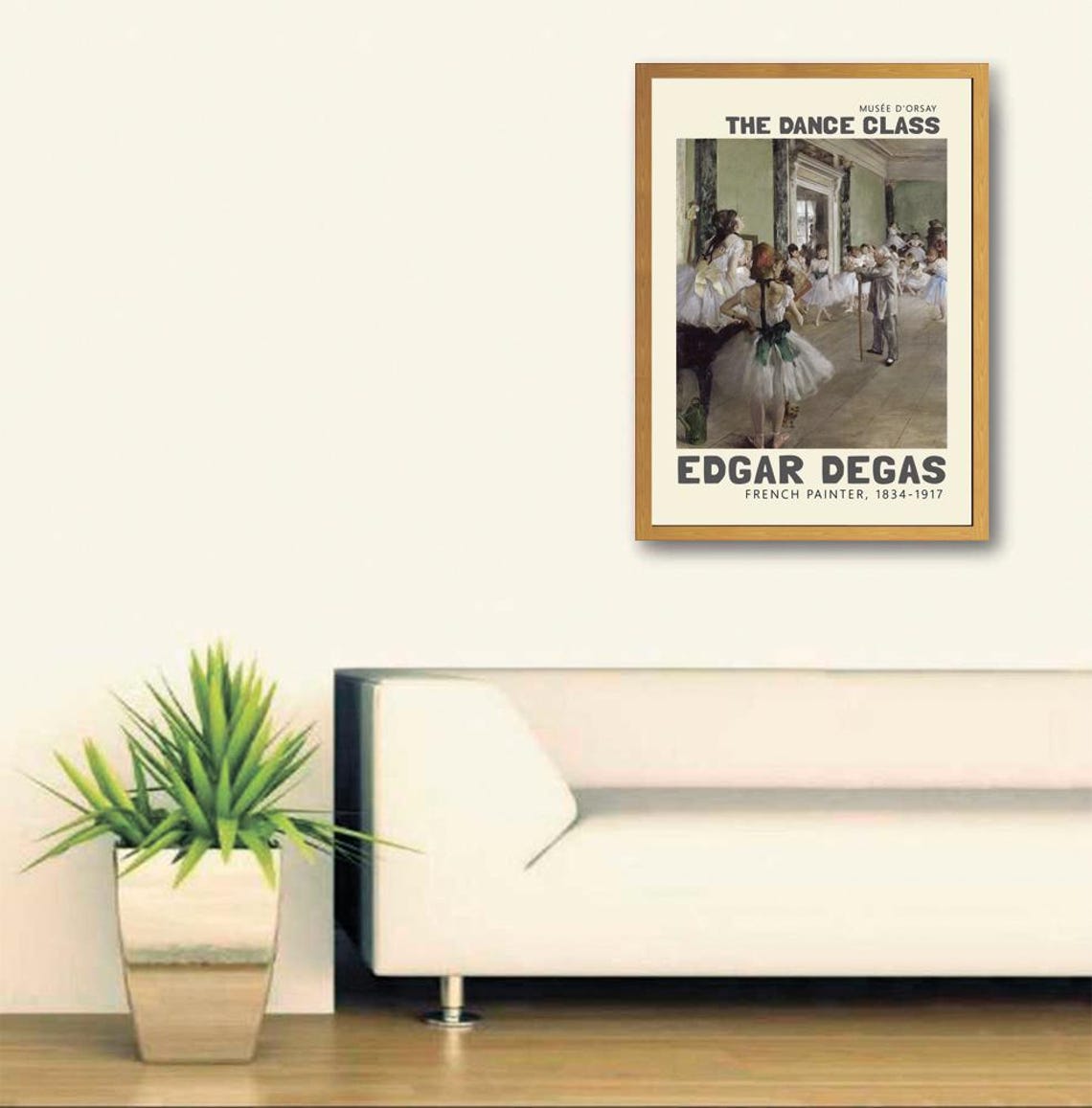Edgar Degas The Dance Class Ballerinas Museum Art Exhibition Poster - Image 3