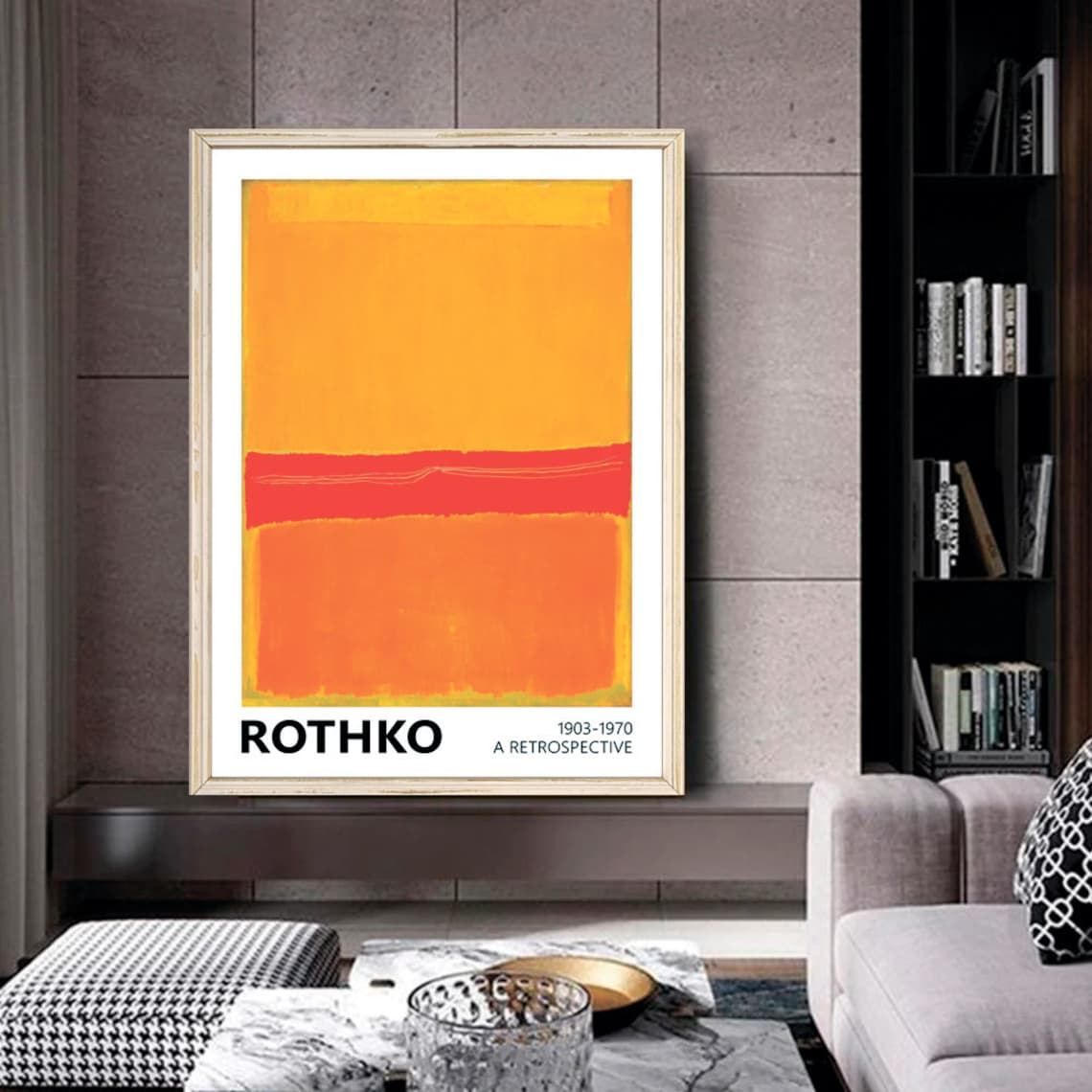 Mark Rothko No. 5 No. 22 Exhibition Poster - Image 2