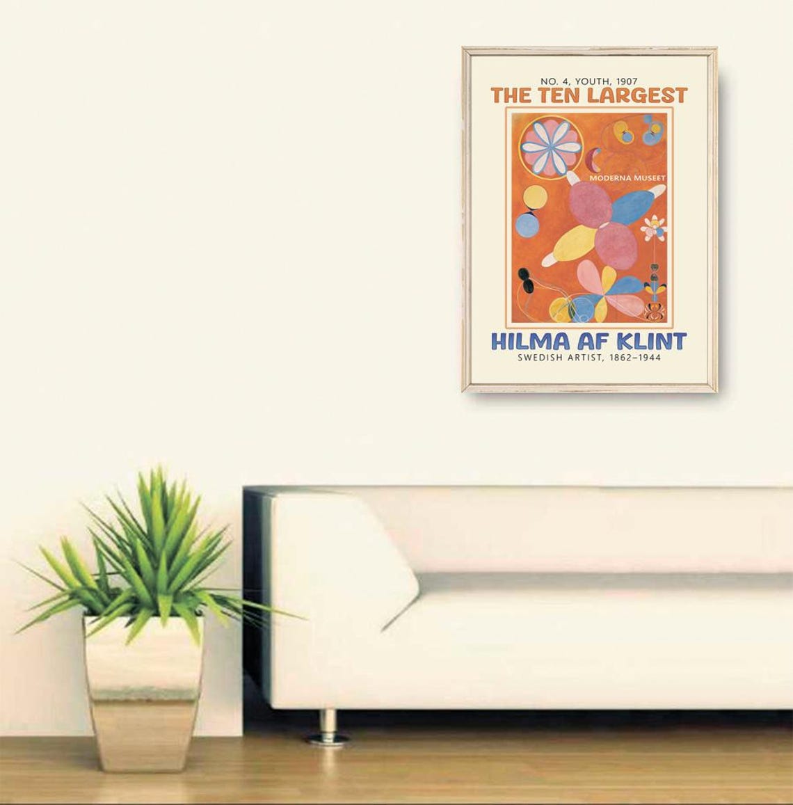 Hilma af Klint The Ten Largest No 4 Youth 1907 Abstract Poster - Image 2