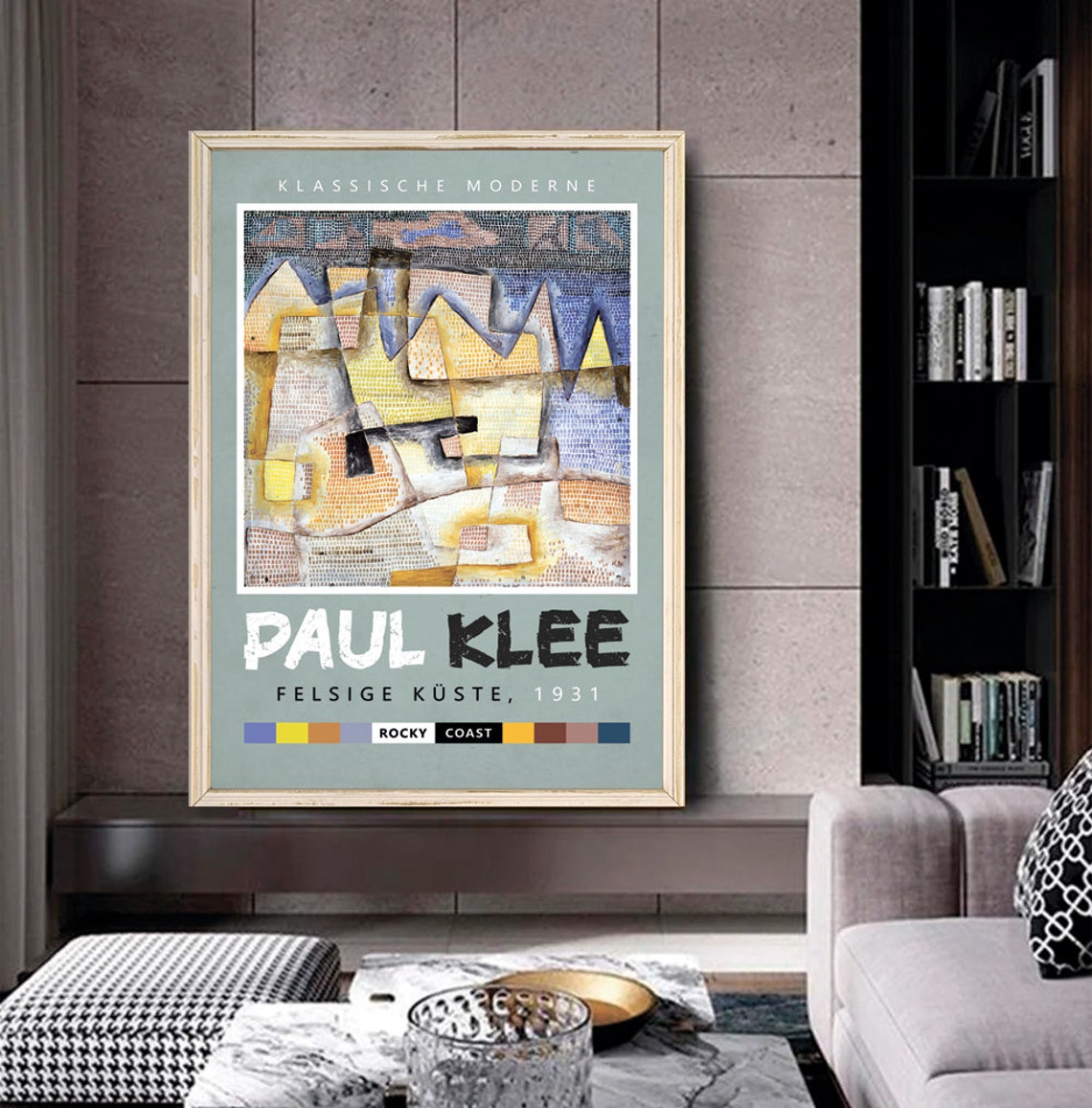 Paul Klee Rocky Coast 1931 Klassische Moderne Abstract Art Poster - Image 2