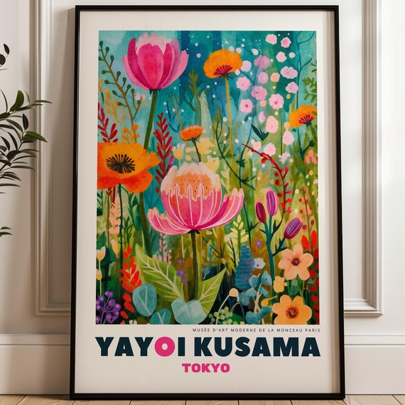 Yayoi Kusama Print, Japanese Modern Art