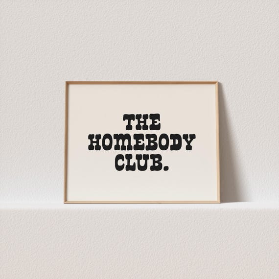 Horizontal Retro Wall Art The Homebody Club New Home Gift College Dorm Decor Apartment Decor A Click Away To Be Yours Forever