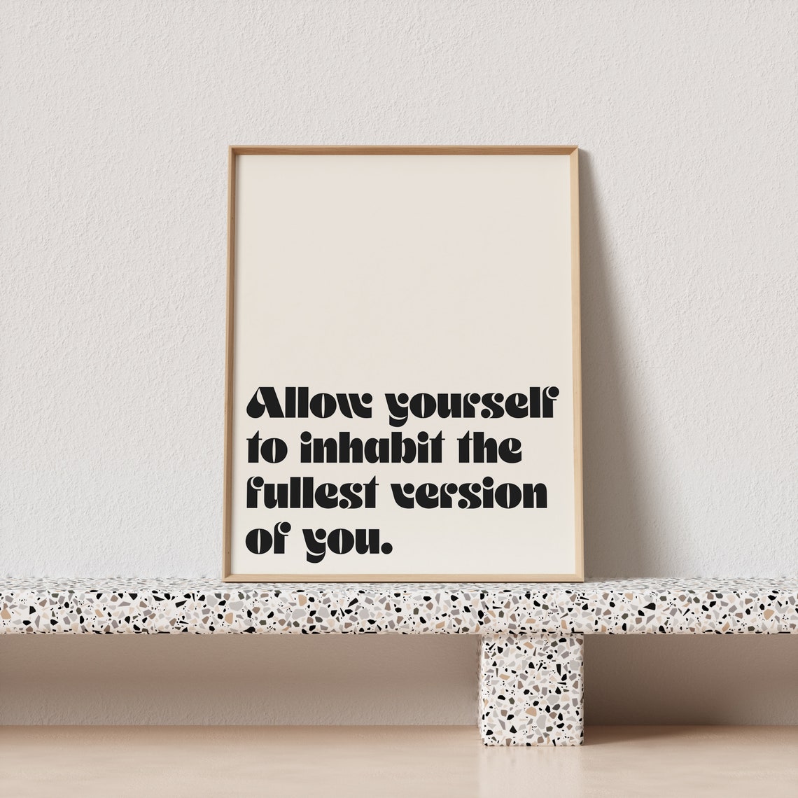 Allow Yourself To Inhabit The Fullest Version Of You Retro Poster - Image 4