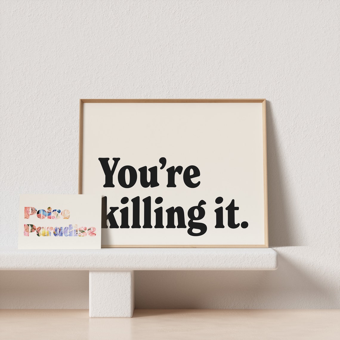 You are Killing It Encouragement Poster in Bold Classic Serif Type - Image 4