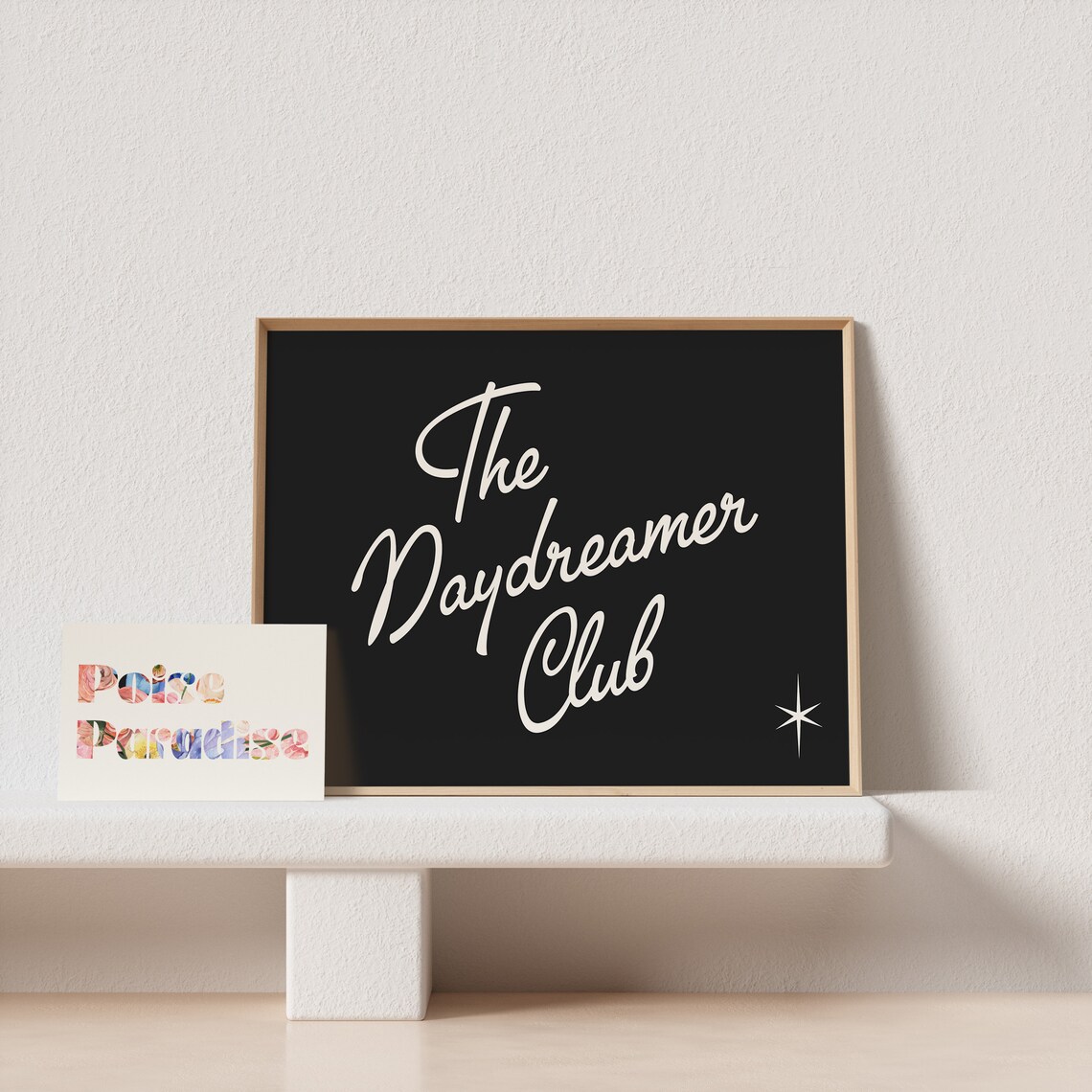The Daydreamer Club, Retro Typography Wall Art - Image 4