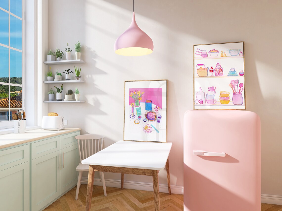 Kitchen Print - Food Illustration Wall Art - Image 3