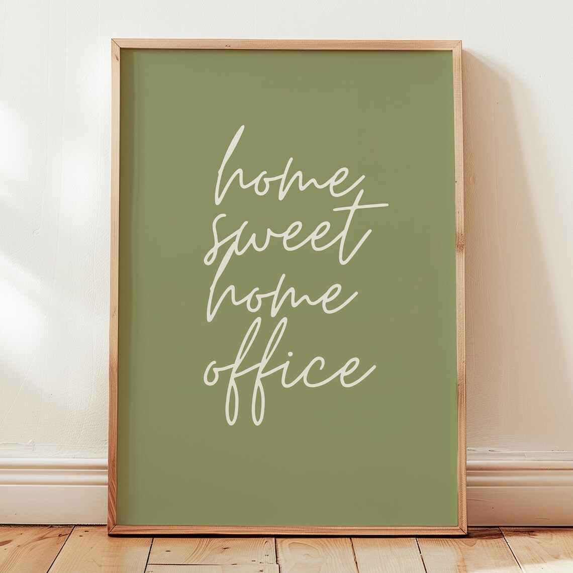 Home Sweet Office Minimal Decor Art Print