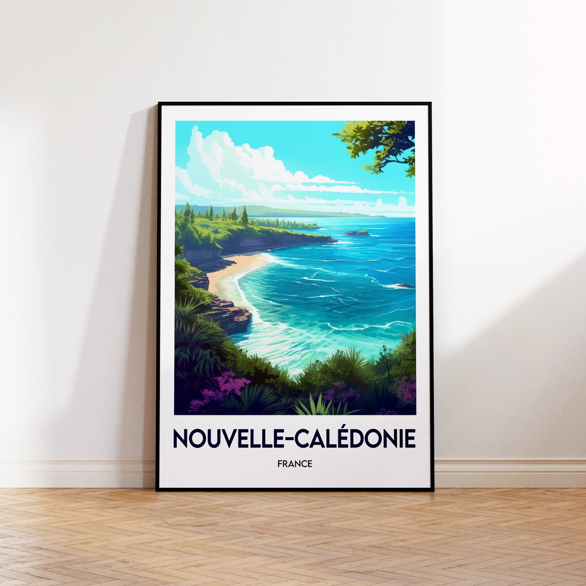 New Caledonia French Print Gift Travel Poster