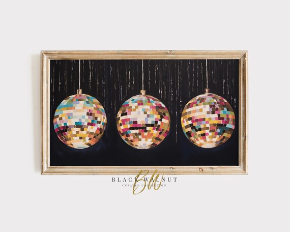 Disco Balls Art Print, New Year’s Eve Party Decor