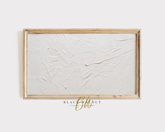 Frame Tv Modern Abstract Art White Abstract 3d Textured Minimalist Frame Tv Art Simple Tv Screensaver Instant