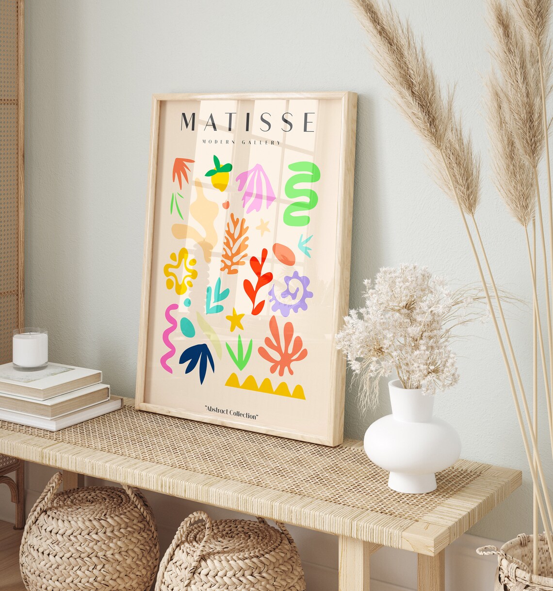 Henri Matisse Colorful Abstract Shapes Modern Gallery Exhibition Poster - Image 2