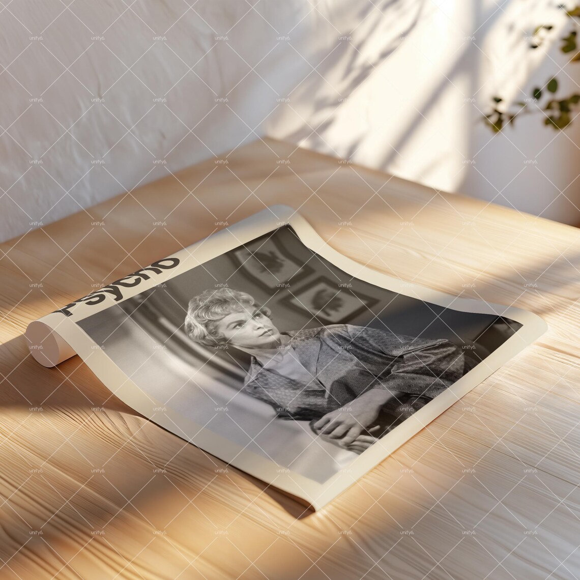 Psycho 1960 Alfred Hitchcock Janet Leigh Classic Horror Thriller Poster - Image 2