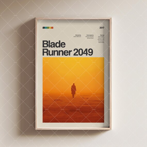 Blade Runner 2049 2017 Villeneuve Sci Fi Classic Movie Poster